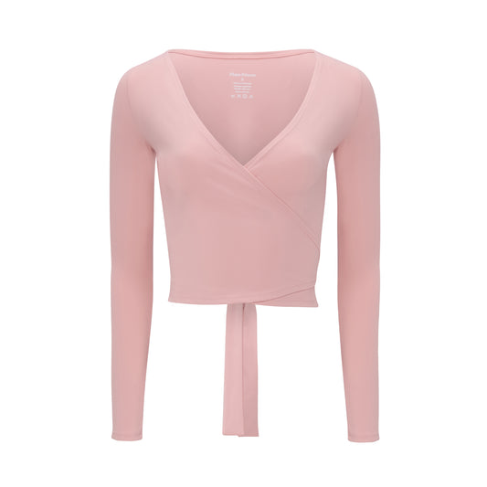 BALLERINA WRAP TOP BLUSH