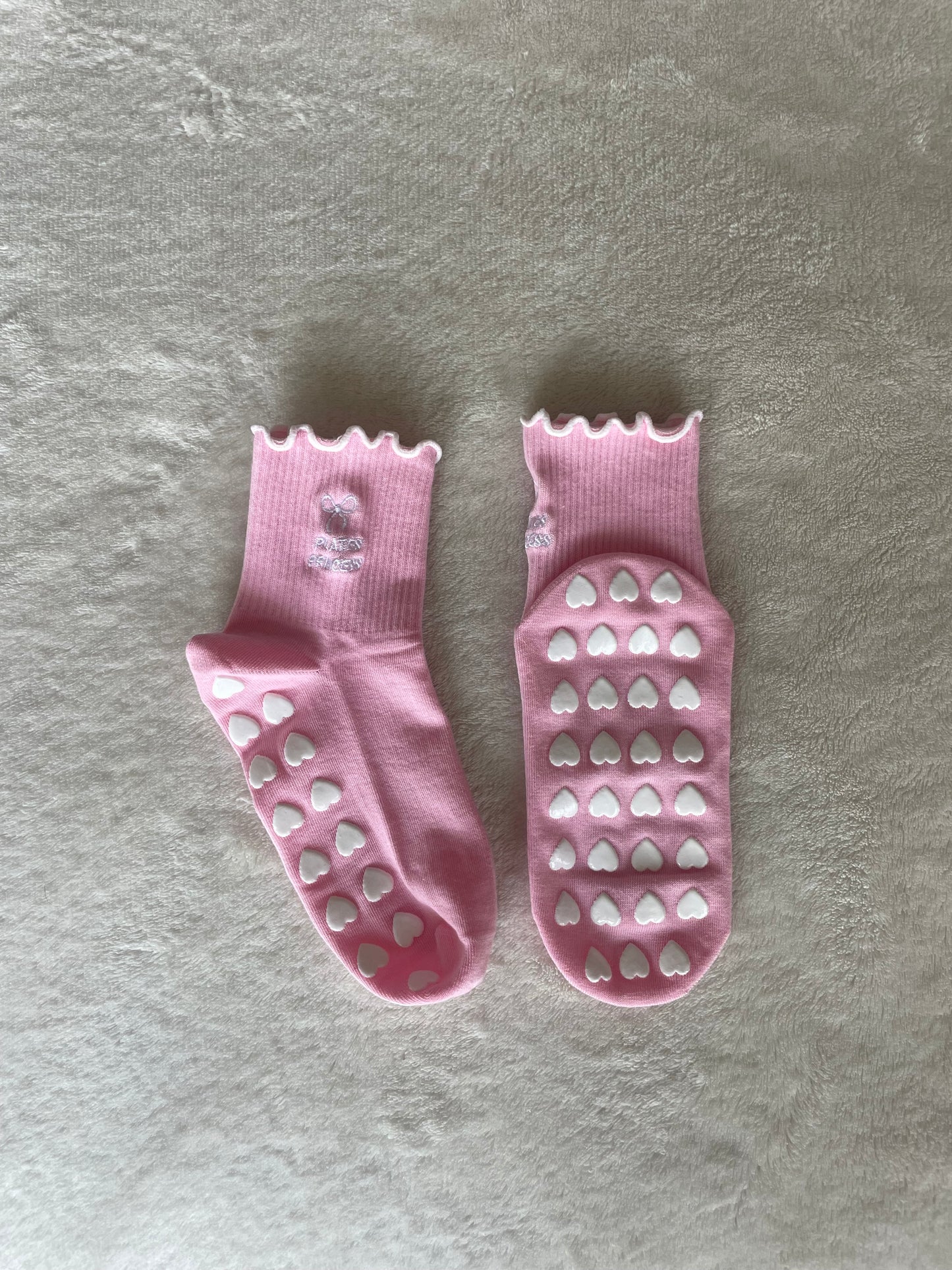 SUMMER GRIP SOCKS PINK