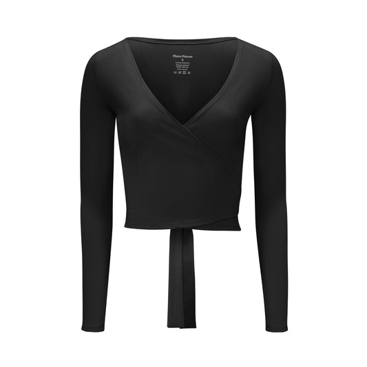 BALLERINA WRAP TOP ONYX