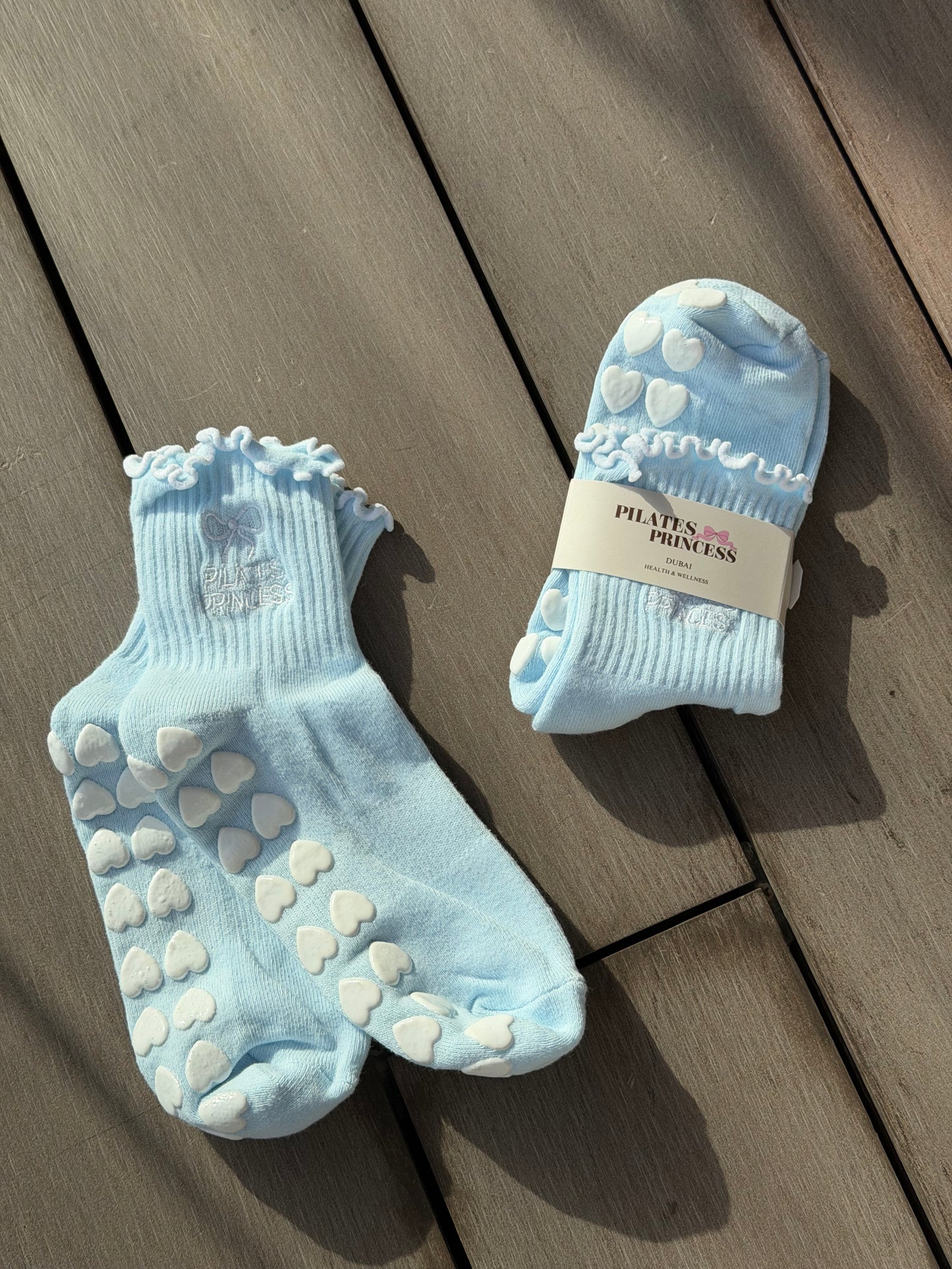 SUPER GRIP SOCKS BLUE