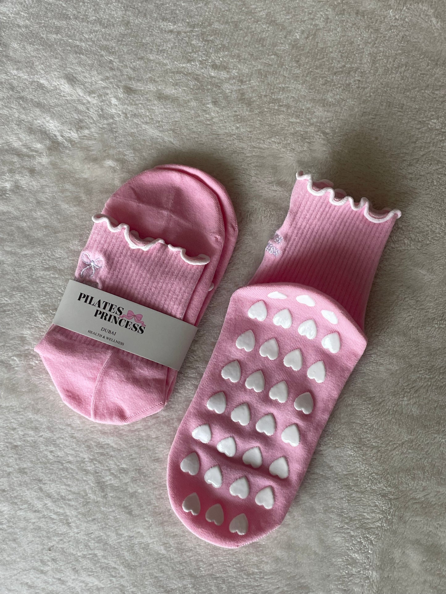 SUMMER GRIP SOCKS PINK