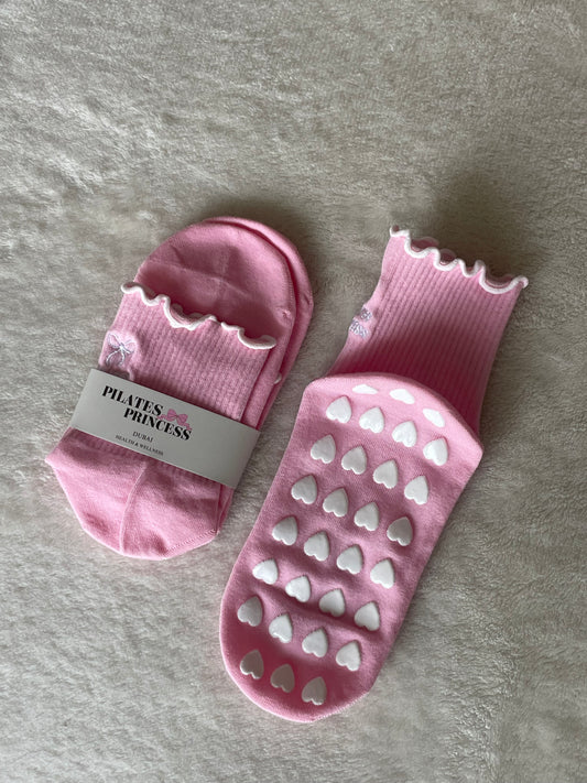 SUMMER GRIP SOCKS PINK